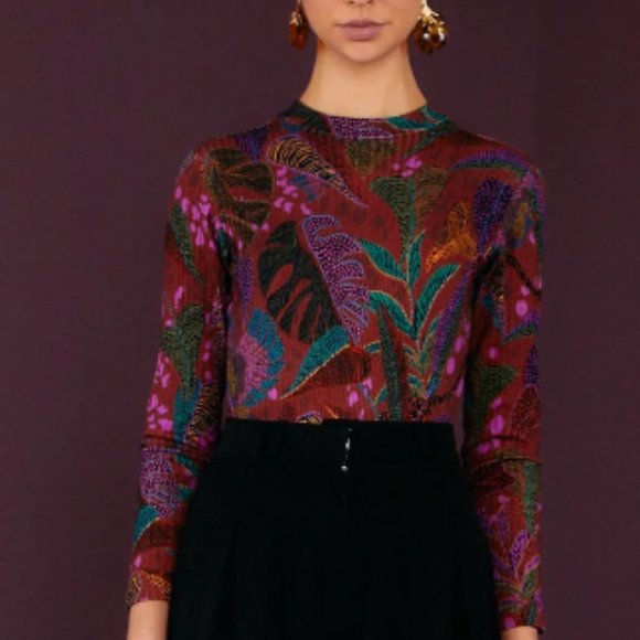FARM Rio Tops - FARM Rio Multicolor Long Sleeve Top